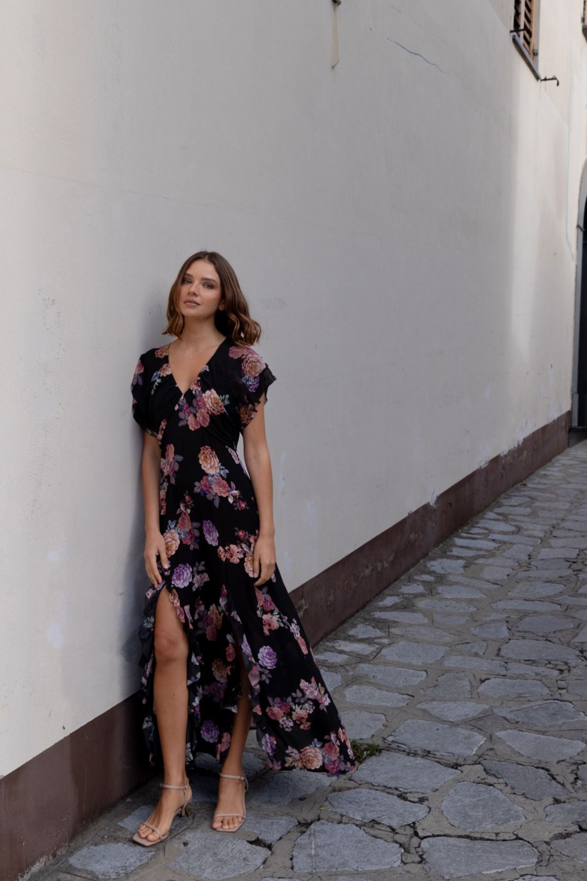kachel mixed floral print midi dress Kachel 'brooke' dress dress, mixed print