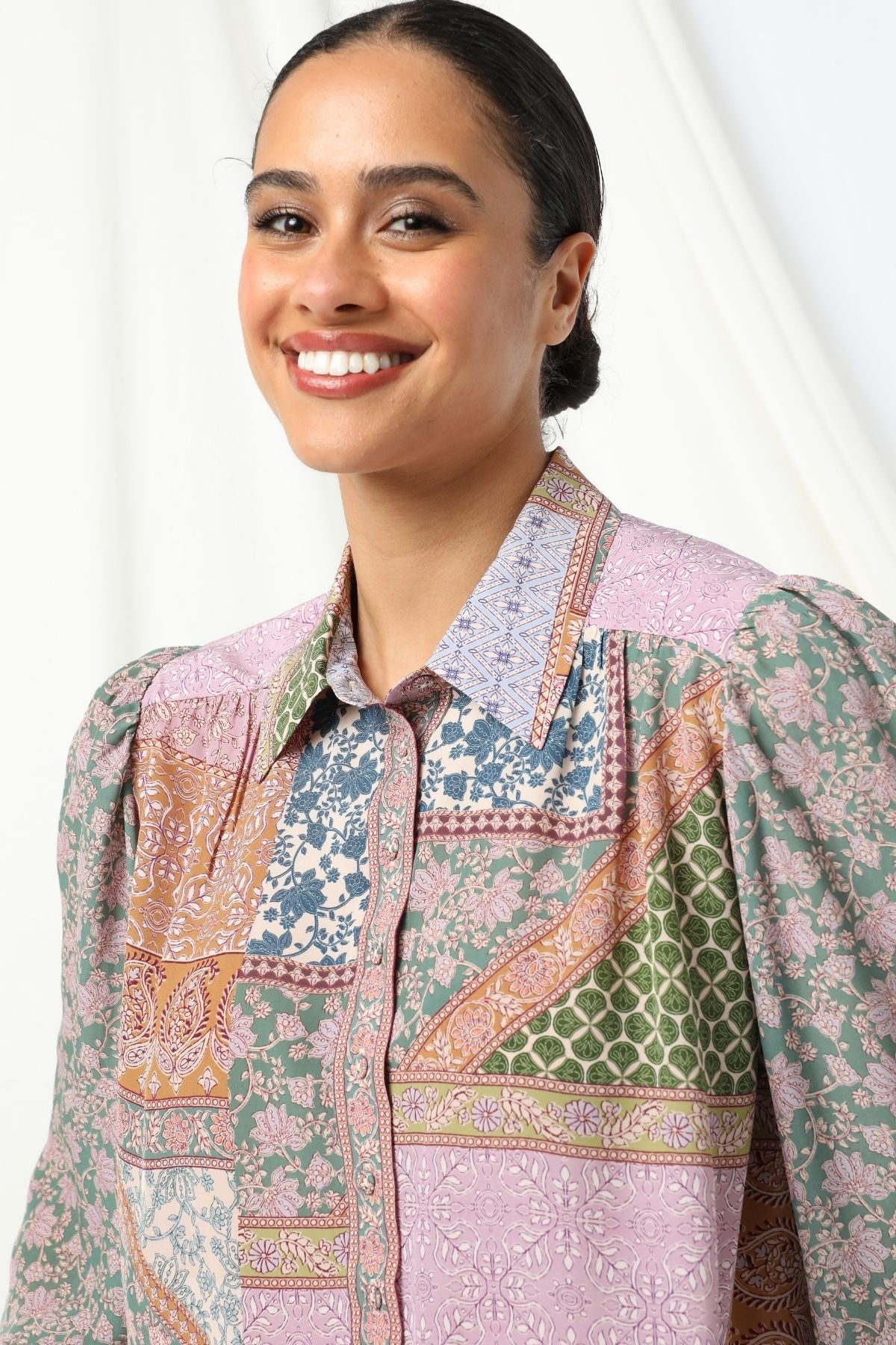 Womens Caroline Blouse Multicolor 605ka026