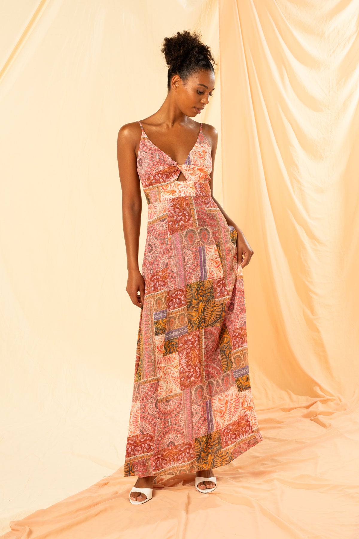 asymmetric neckline ruched cut out maxi dress Asymmetric Neckline Ruched Cut Out Maxi Dress in Black - 14