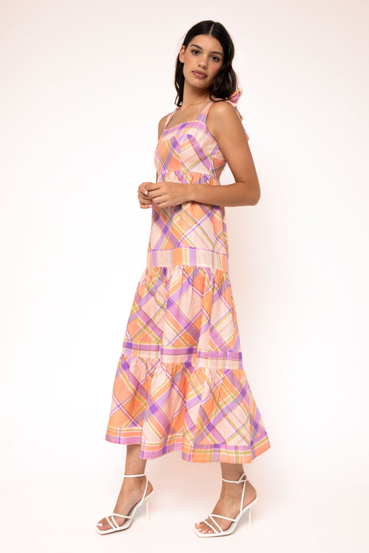 Elanor Tie Strap Maxi Dress