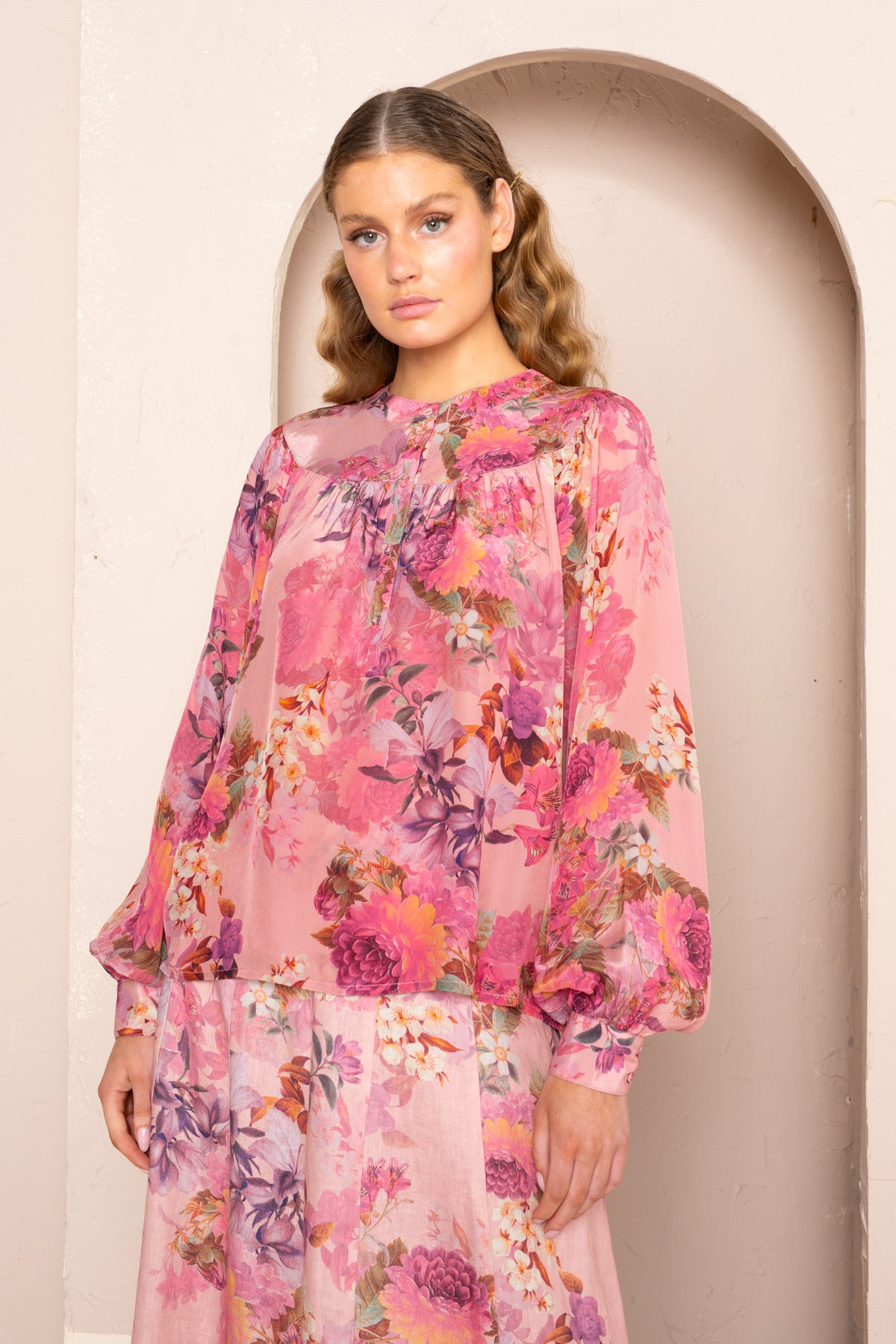 Women's Hazel Round Yoke Blouse