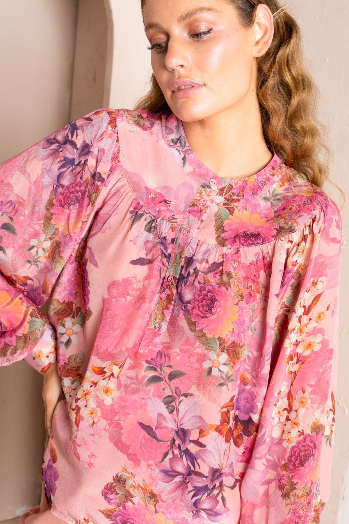 Women's Hazel Round Yoke Blouse
