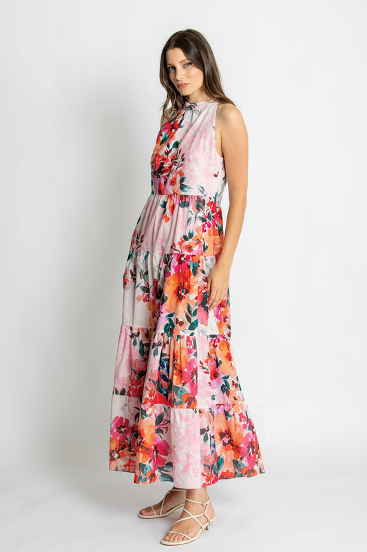 Womens Iris Dress Pink 615ka071