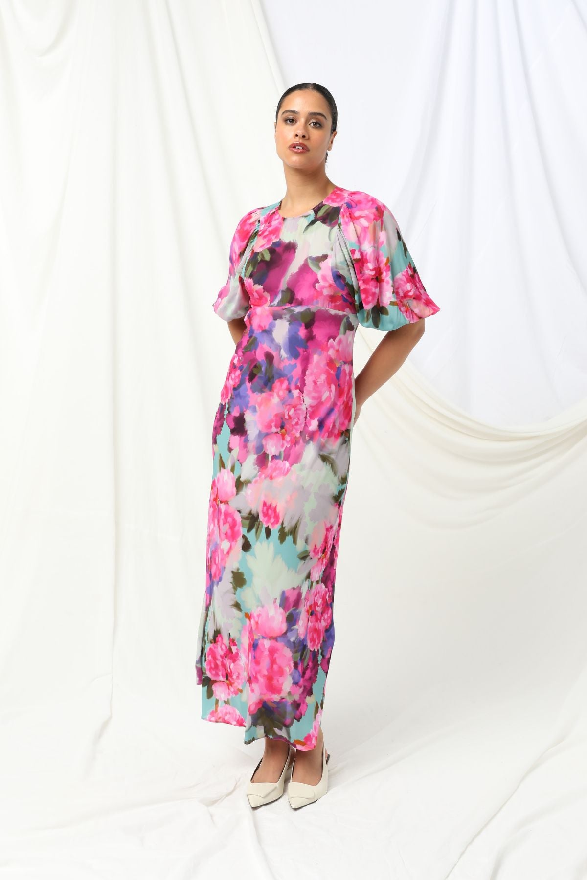 kachel silk dress Anthropologie | Dresses | 0 Silk Kachel Maxi Dress
