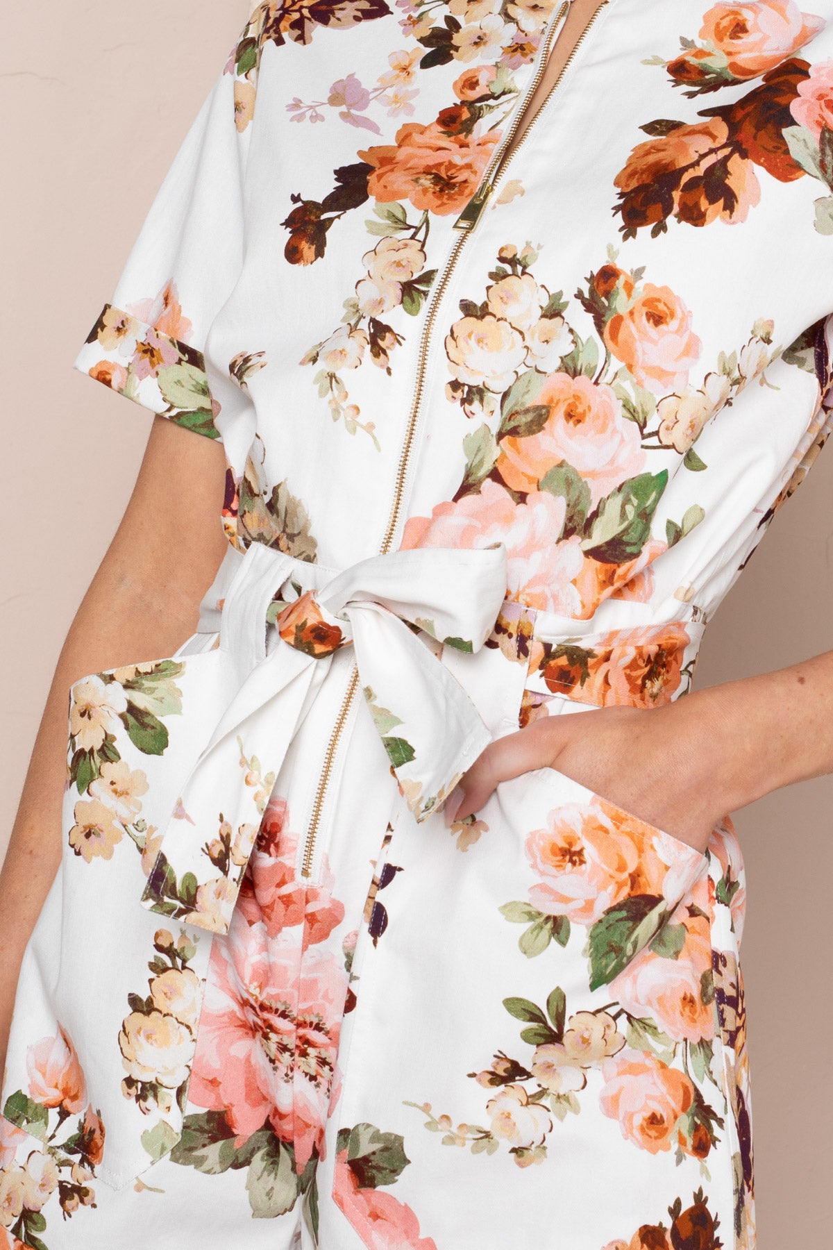 Women's Short Sleeve Playsuit | Jackie