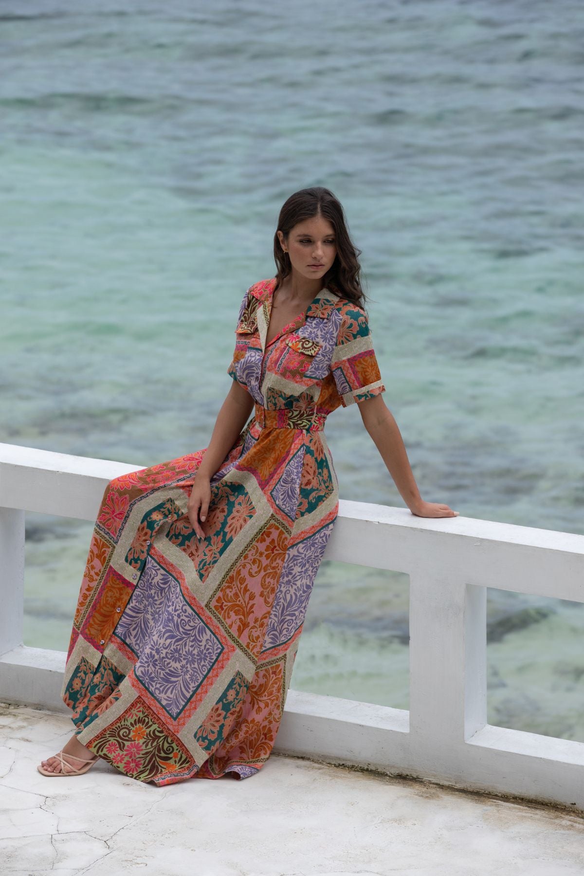 Womens Jacqueline Maxi Dress Multicolor 595ka066