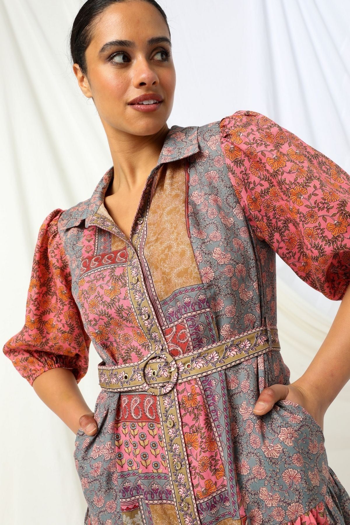 Womens Joanna Maxi Dress Pink 605ka080