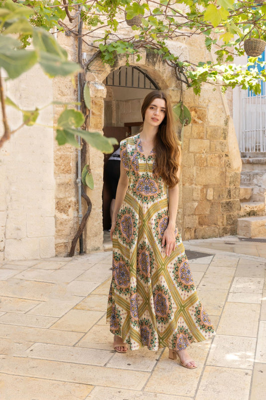 Womens Layla Maxi Dress Multicolor 615ka051