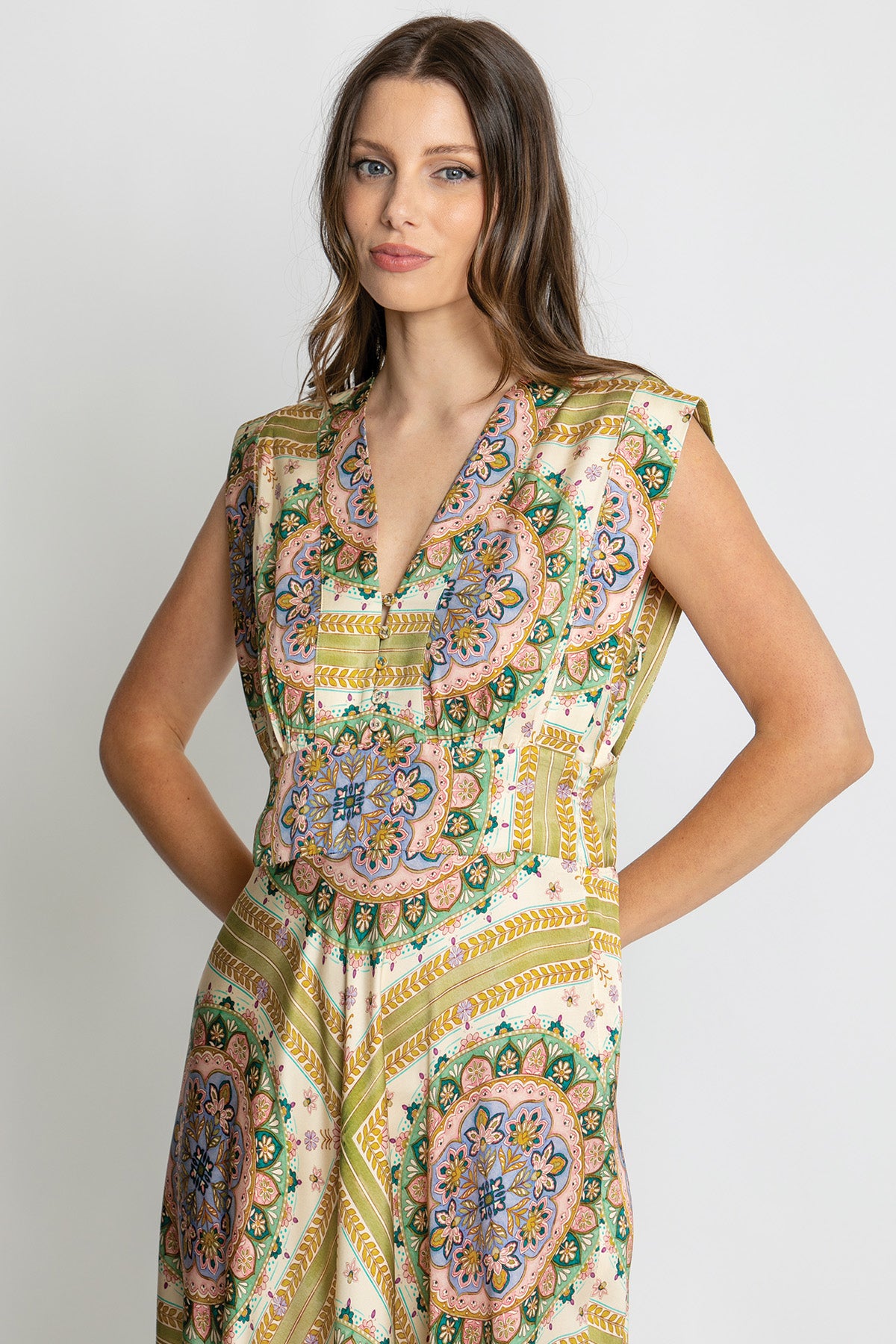 Womens Layla Maxi Dress Multicolor 615ka051