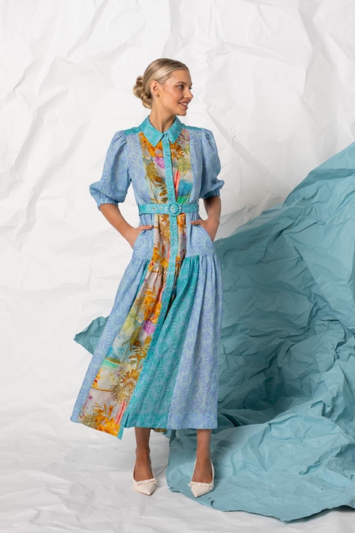 Women's Maxi Dress in Green | Hazel