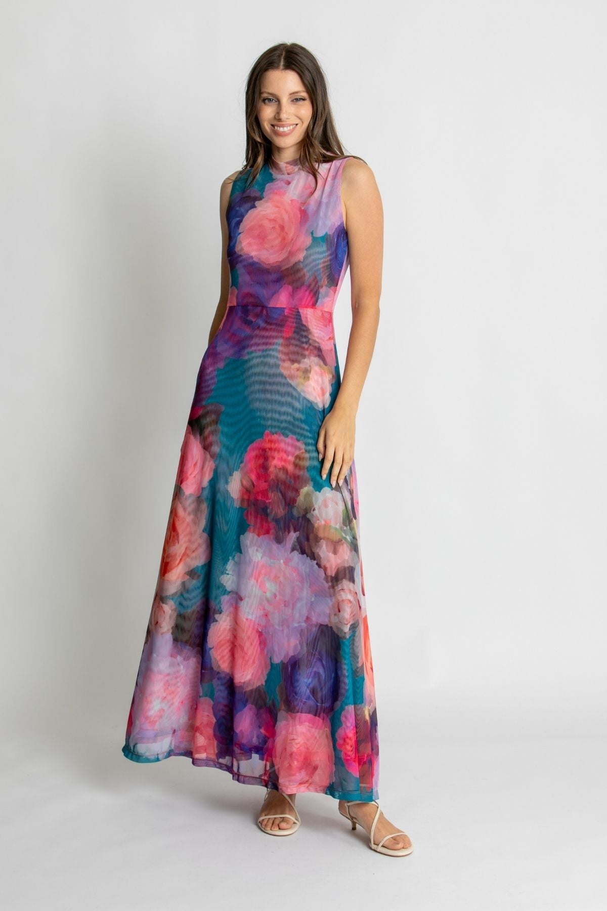 Womens Thea Mesh Dress Multicolor 605ka059