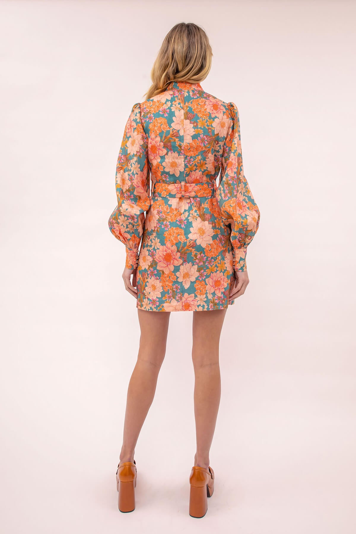 Heather Belted Mini Dress