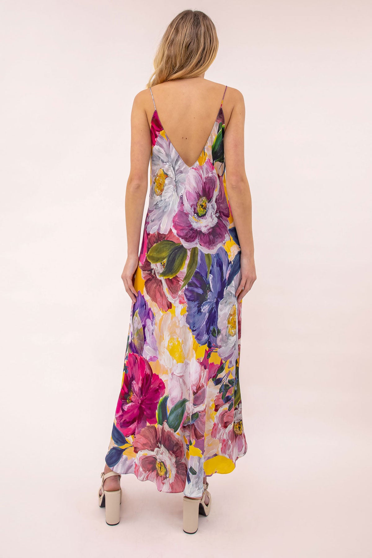 Elouise Bloom Midi Slip Dress