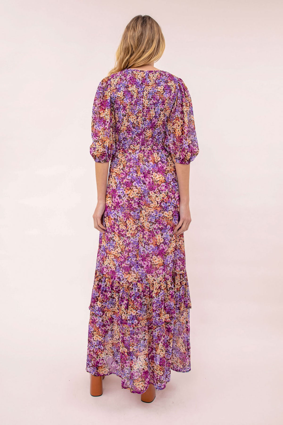 Camile Frill Hem Maxi Dress