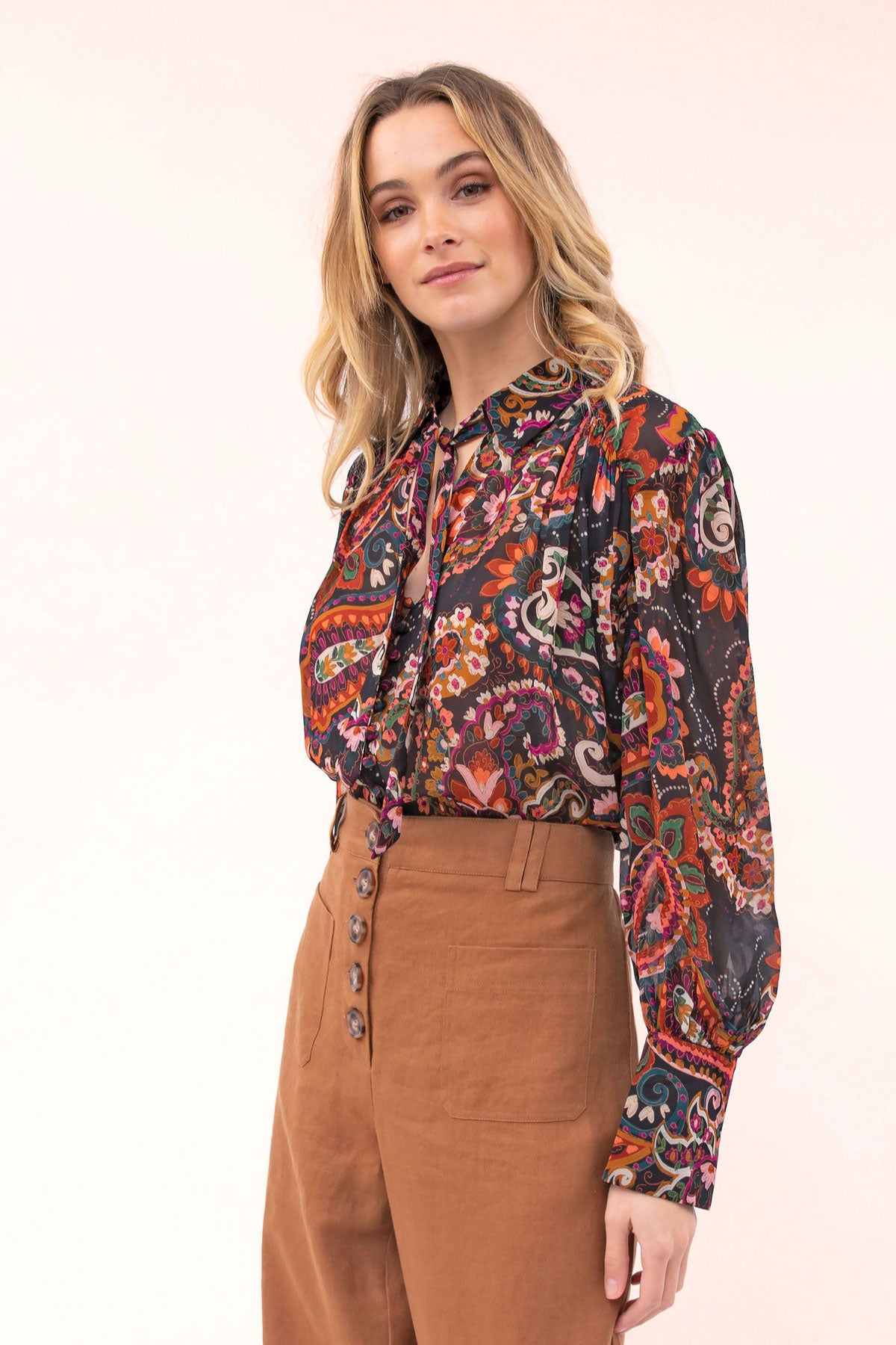 Tara Paisley Blouse