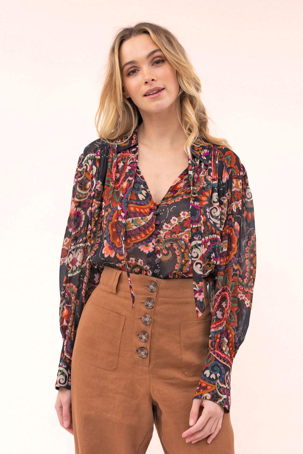 Tara Paisley Blouse