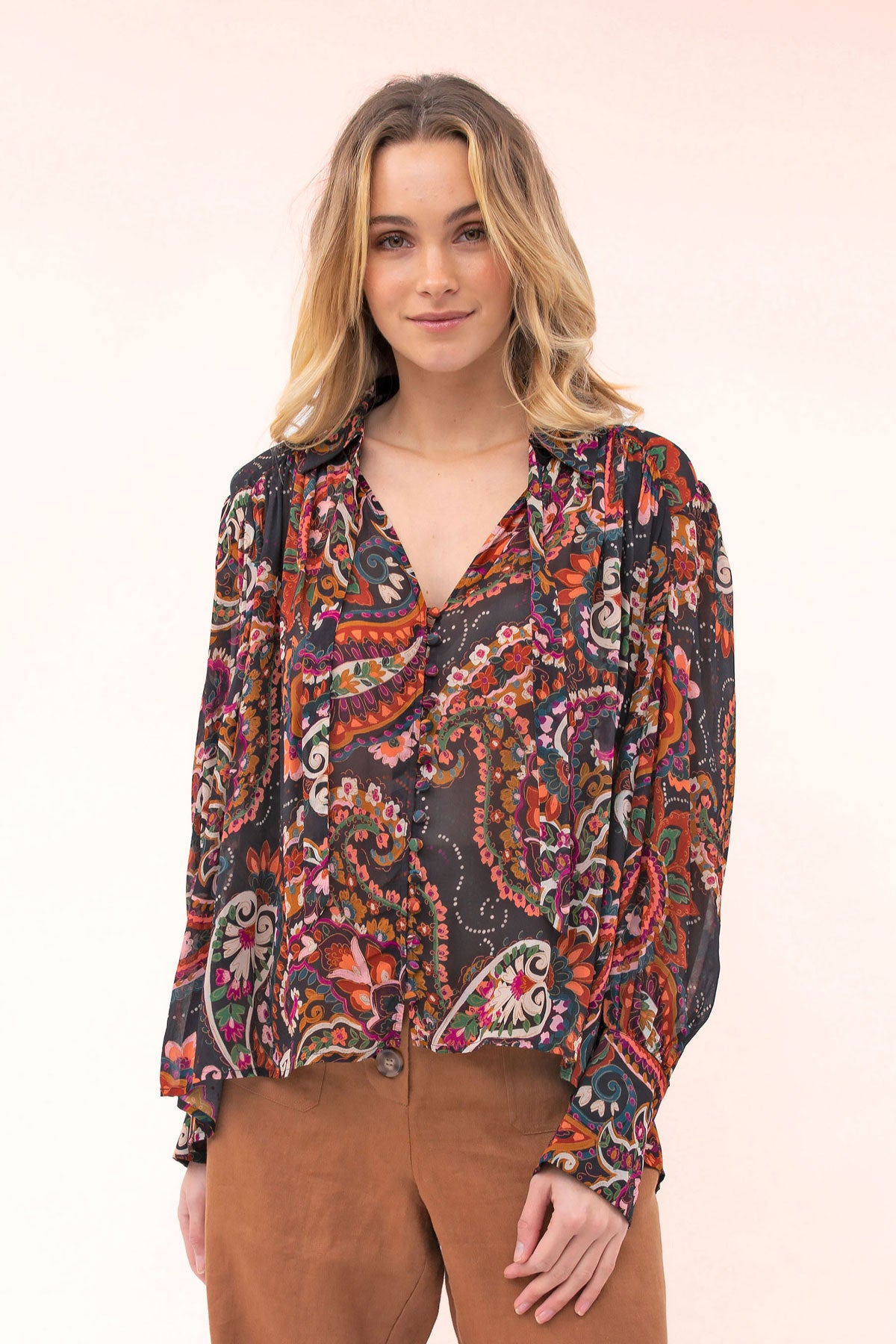 Tara Paisley Blouse