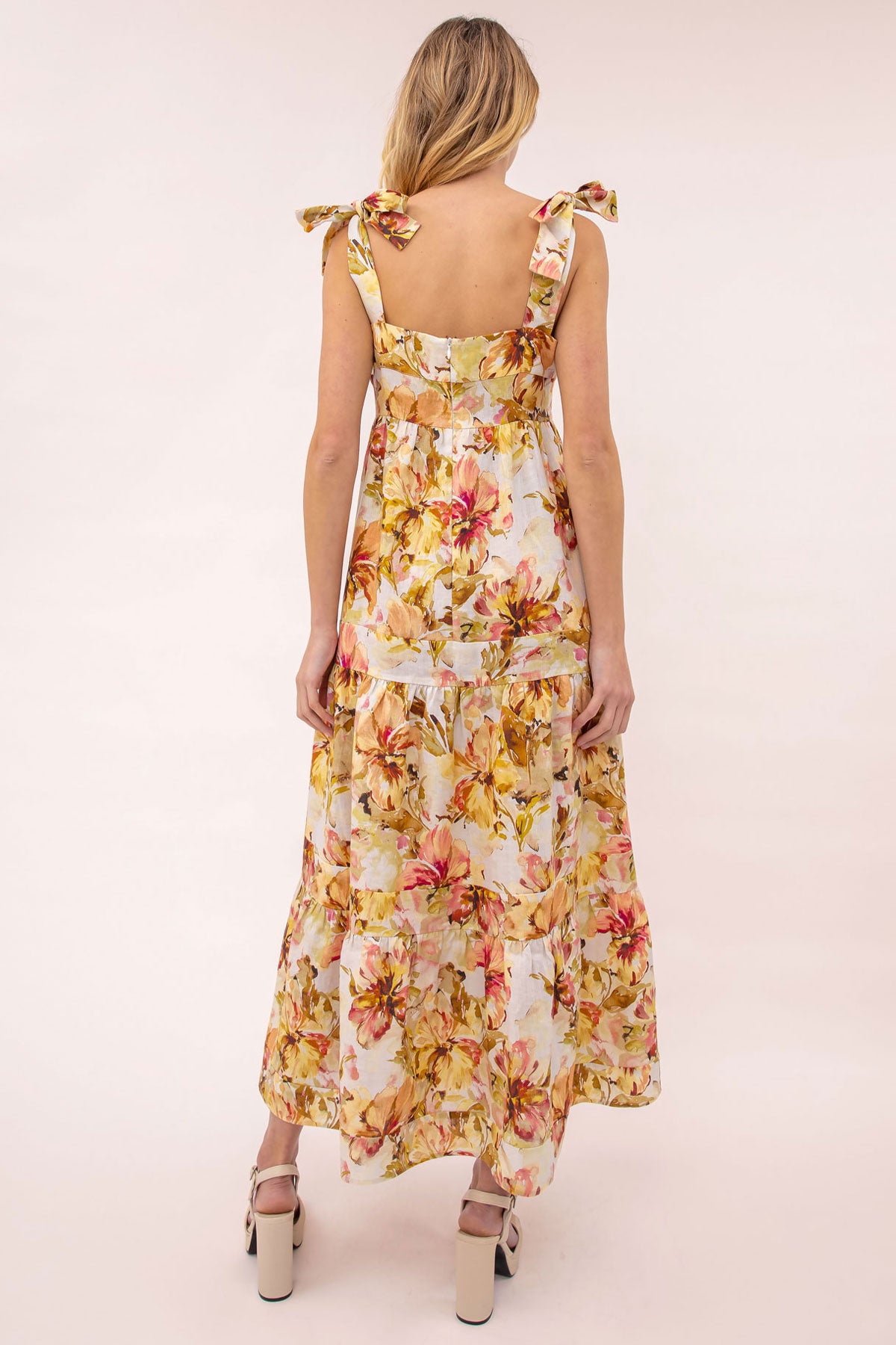 Tamara Tie Shoulder Maxi Dress