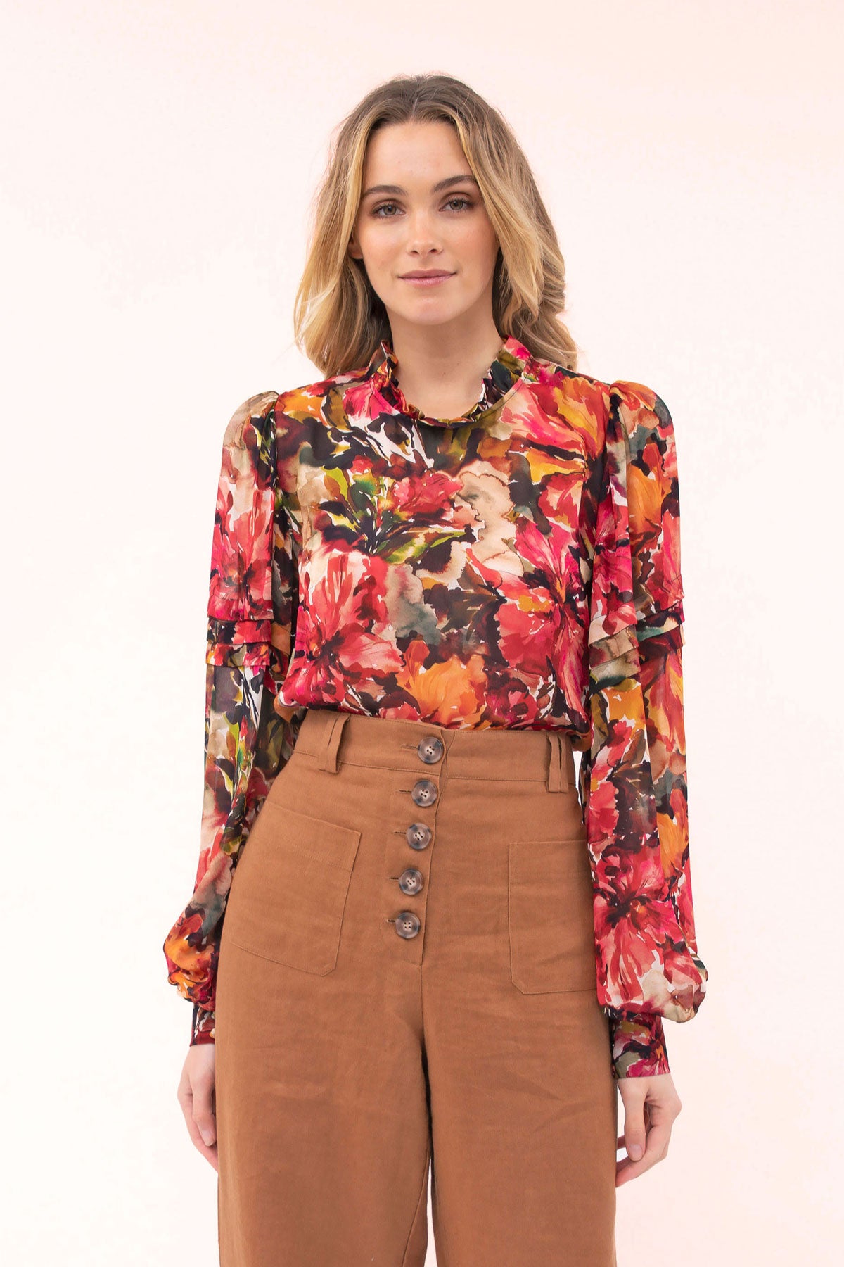 Tina Tropical Blouse