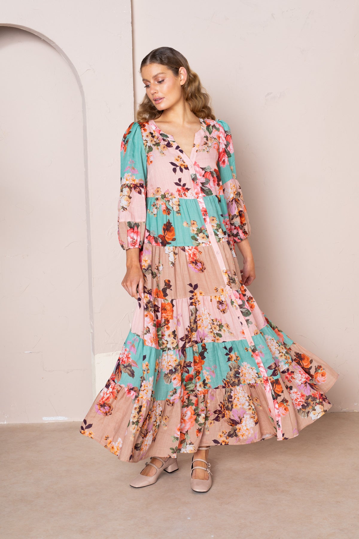 Women's Maxi Kimono Dress | Adele