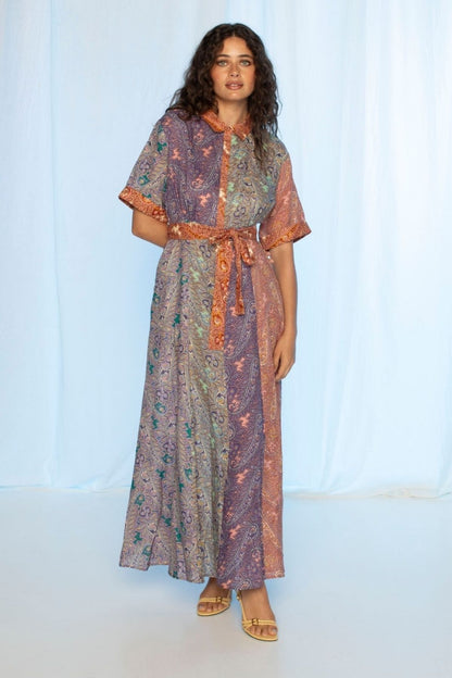 amelia maxi dress Hand-Embroidered Amelia Dress S