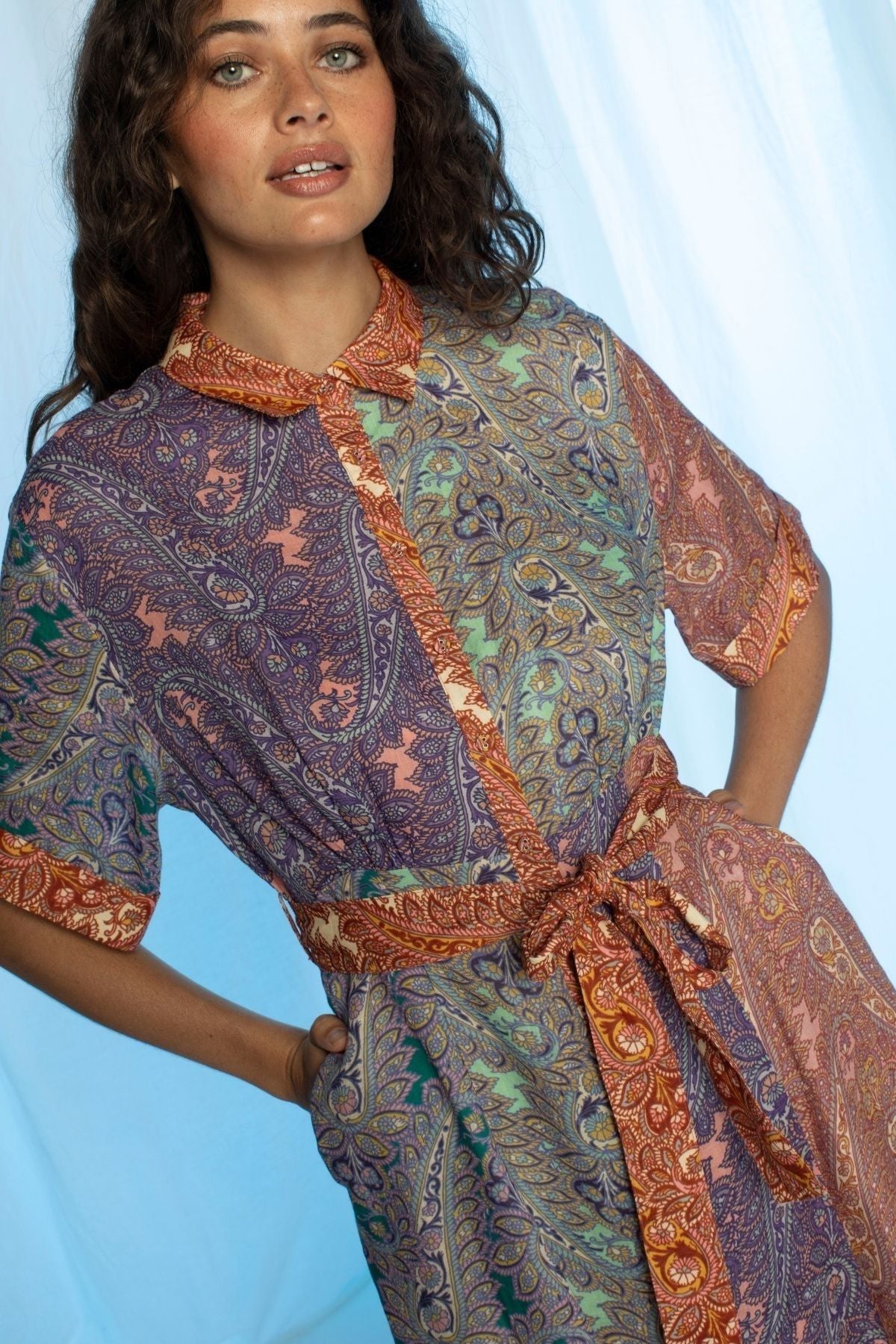 Amelia Maxi Shirt Dress