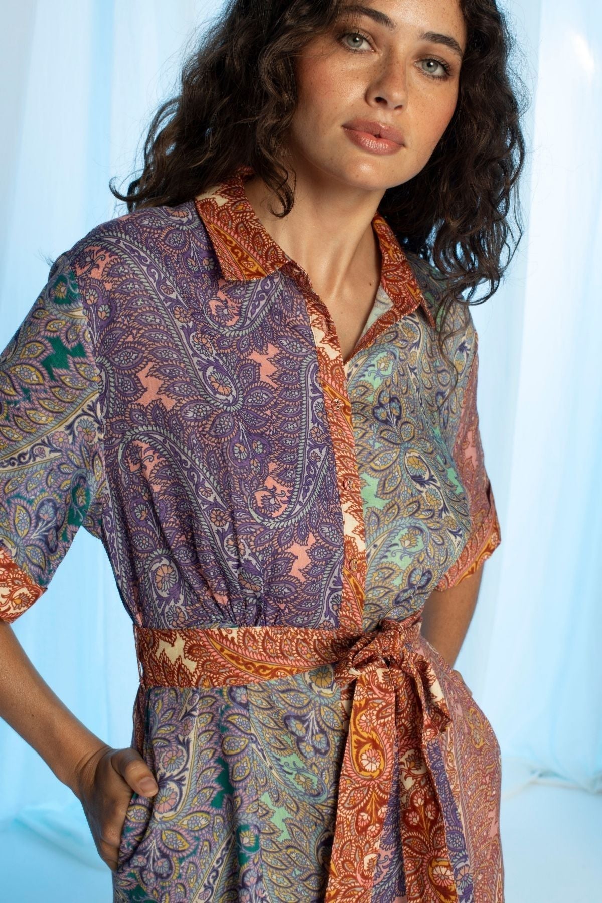 Amelia Maxi Shirt Dress