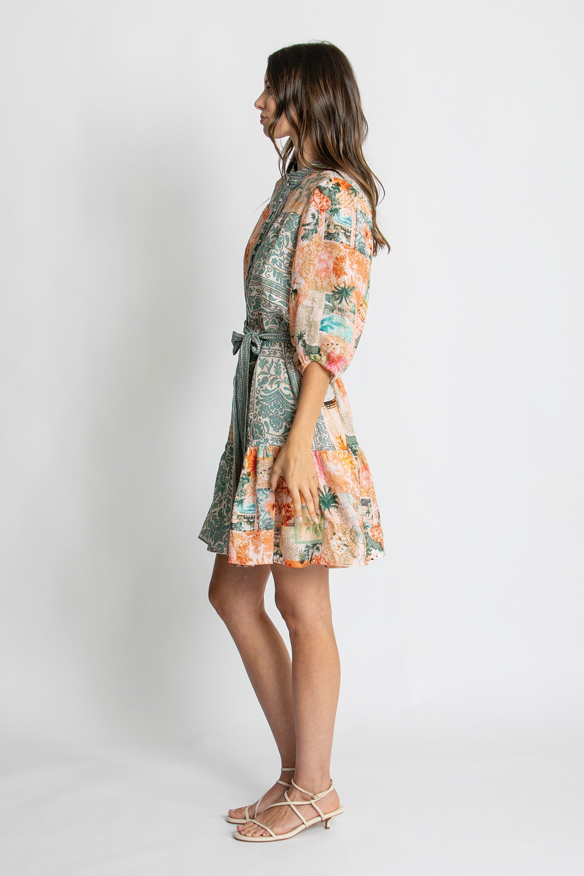 Womens Aria Mini Dress Multicolor 615ka056