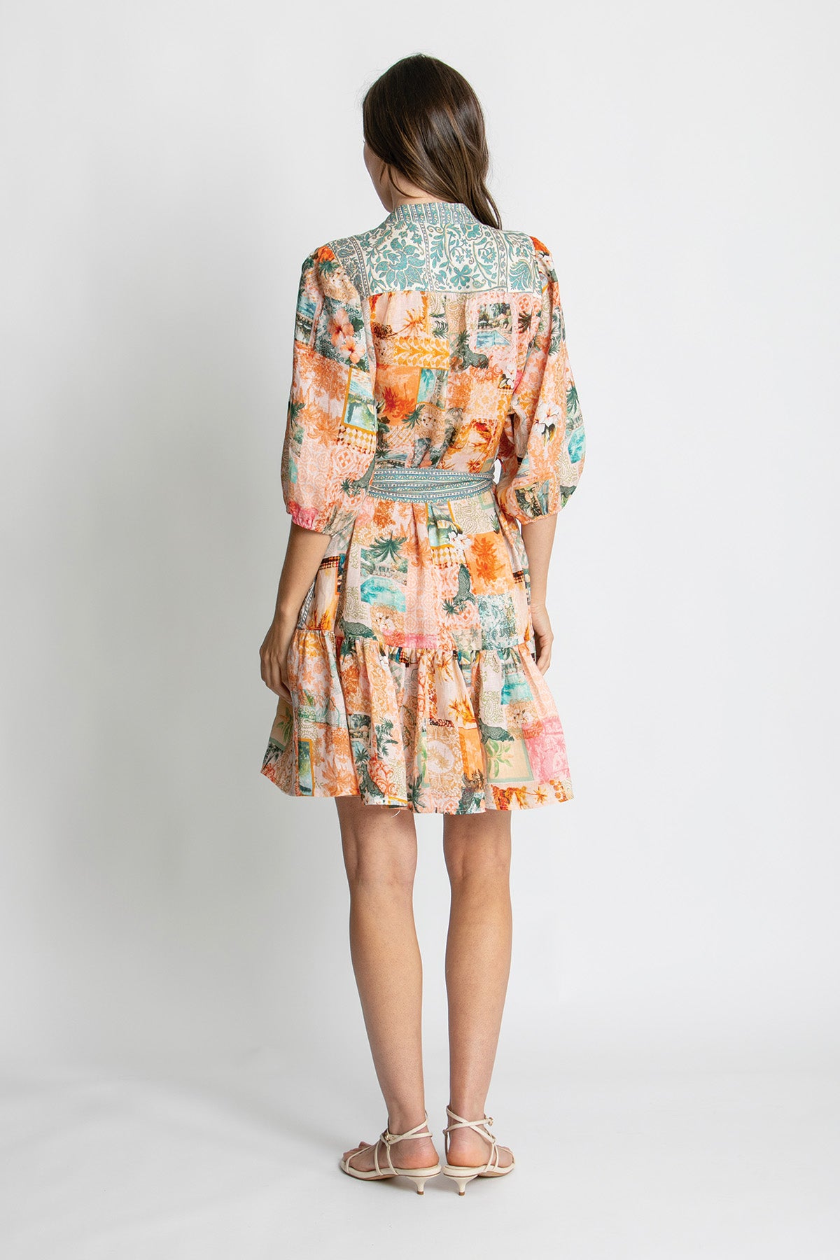 Womens Aria Mini Dress Multicolor 615ka056