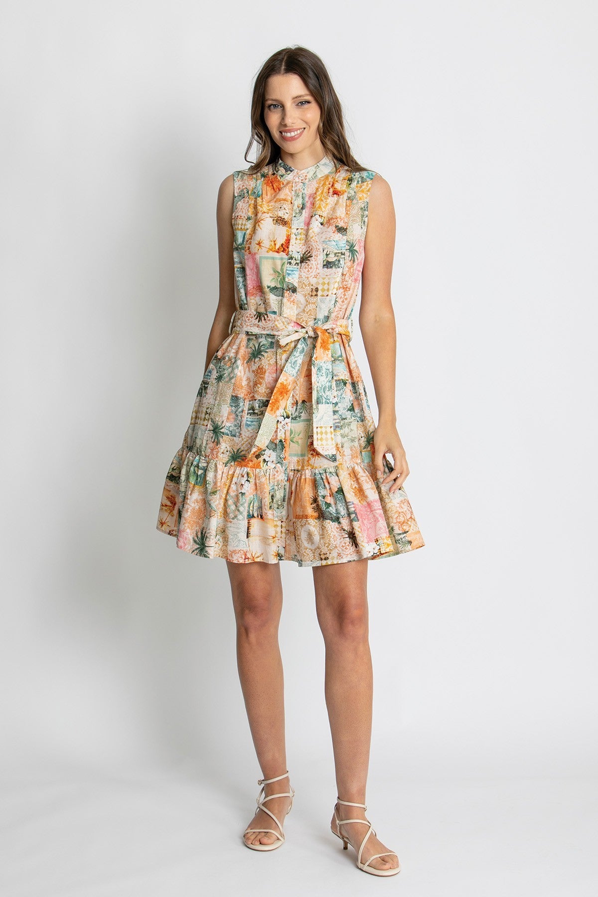 Womens Aurora Mini Dress Multicolor 615ka018