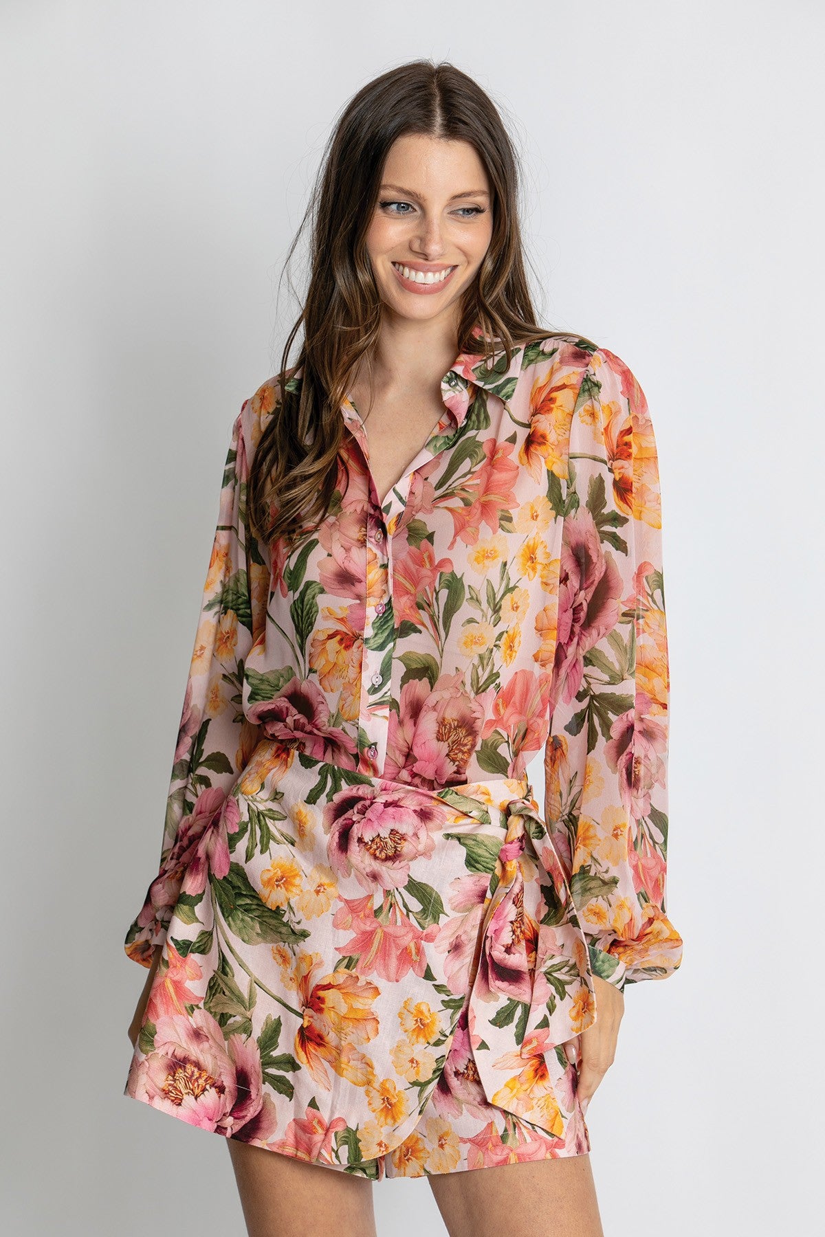 Womens Ava Shirt Pink 615ka111