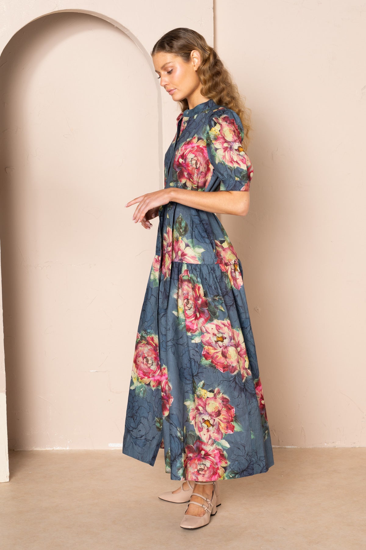 Women's Belle Puff Sleeve Maxi Dress
