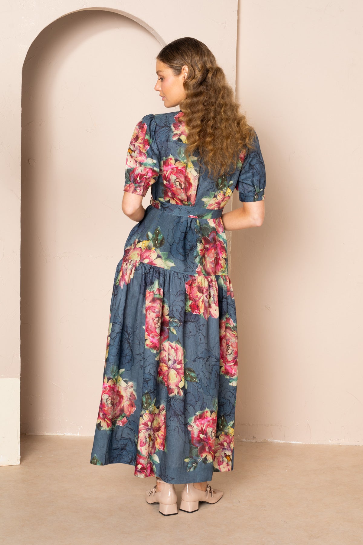 Women's Belle Puff Sleeve Maxi Dress