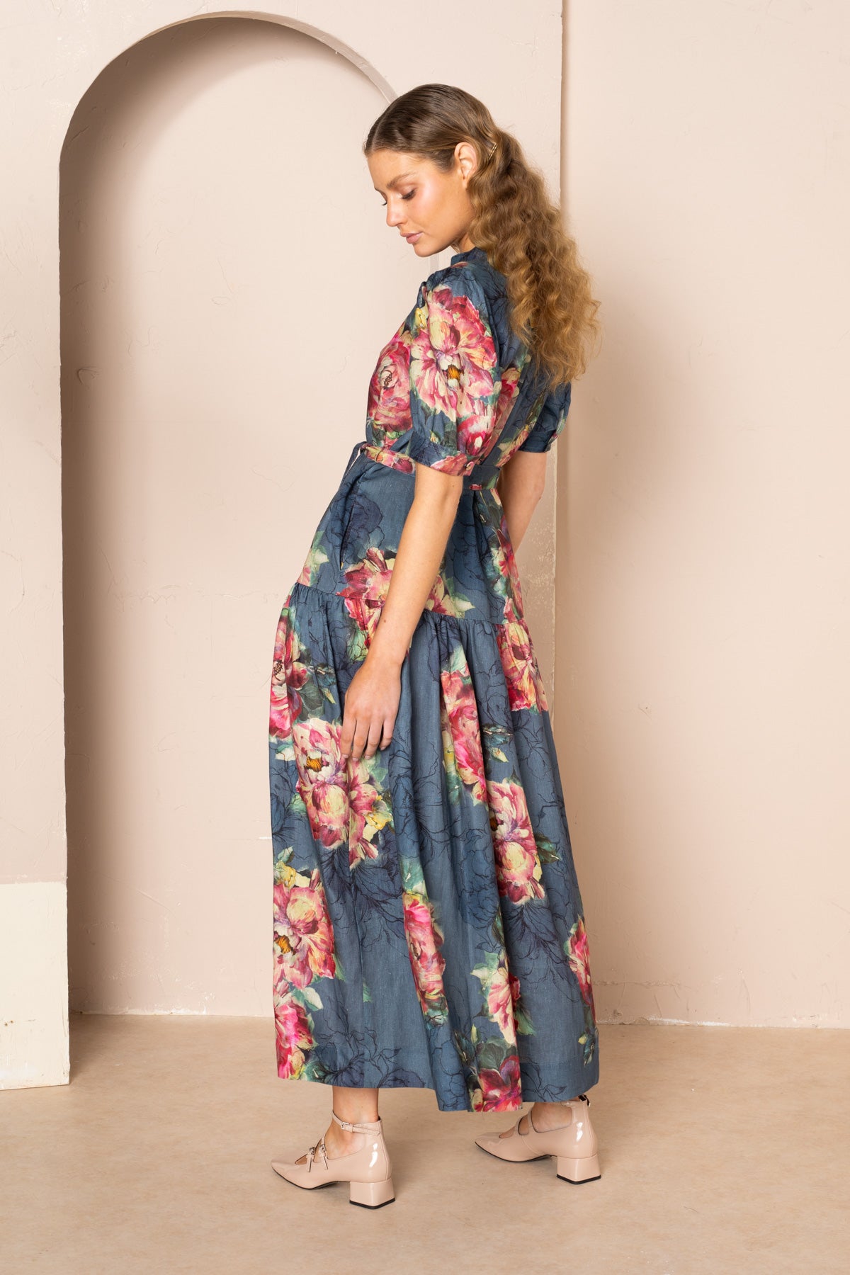 Women's Belle Puff Sleeve Maxi Dress