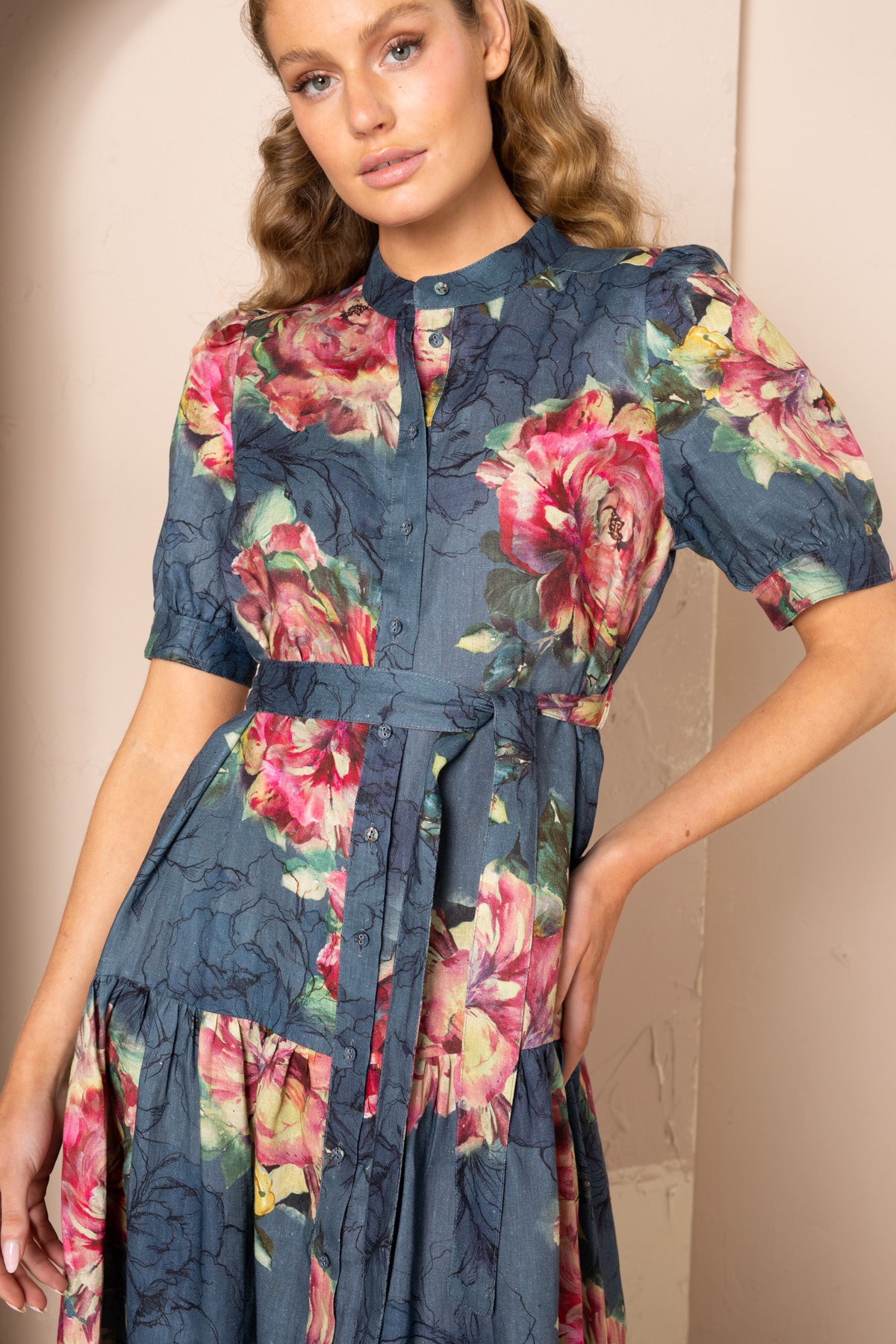 Women's Belle Puff Sleeve Maxi Dress