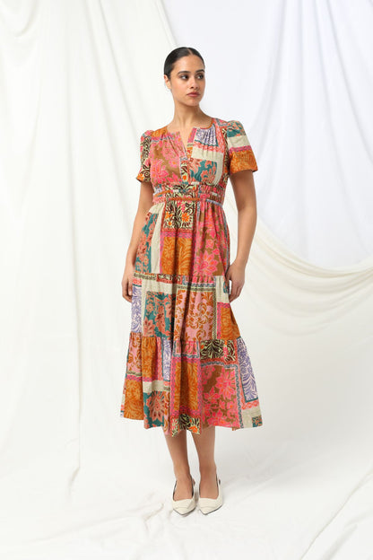 Womens Charlie Maxi Dress Multicolor 595ka124