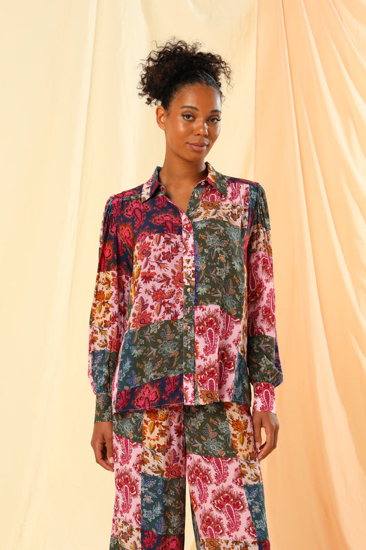 Women's Lapel Blouse | Charlotte
