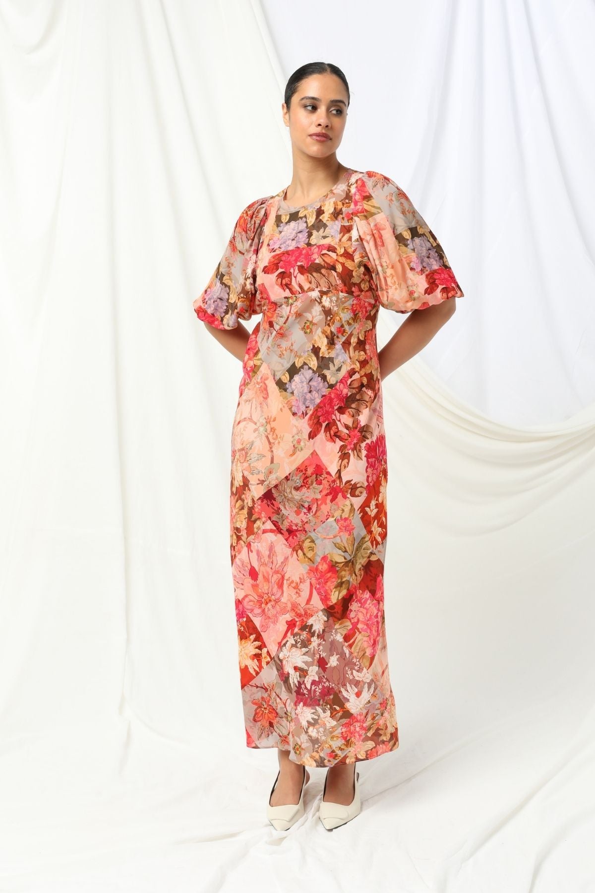 Womens daisy dress multicolor 605ka125