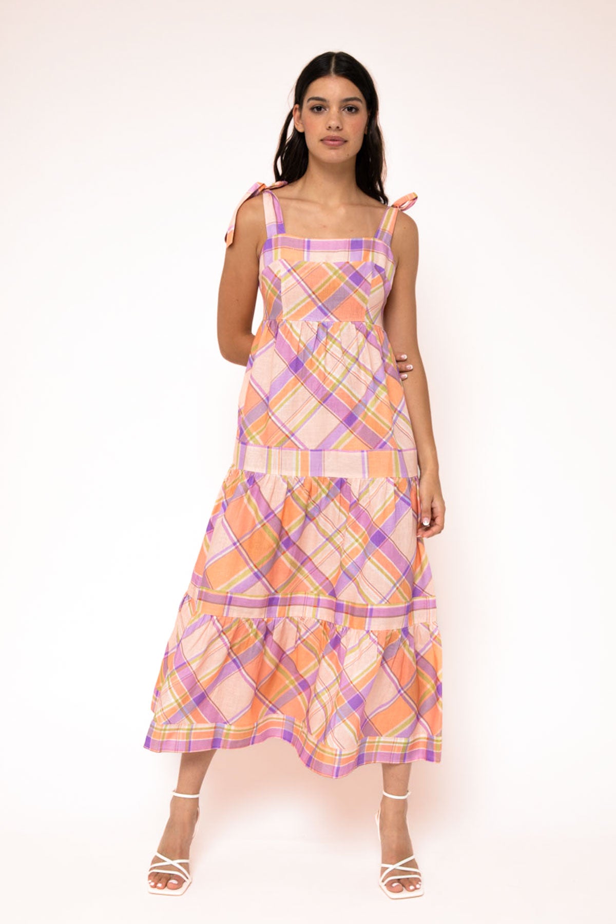 Elanor Tie Strap Maxi Dress