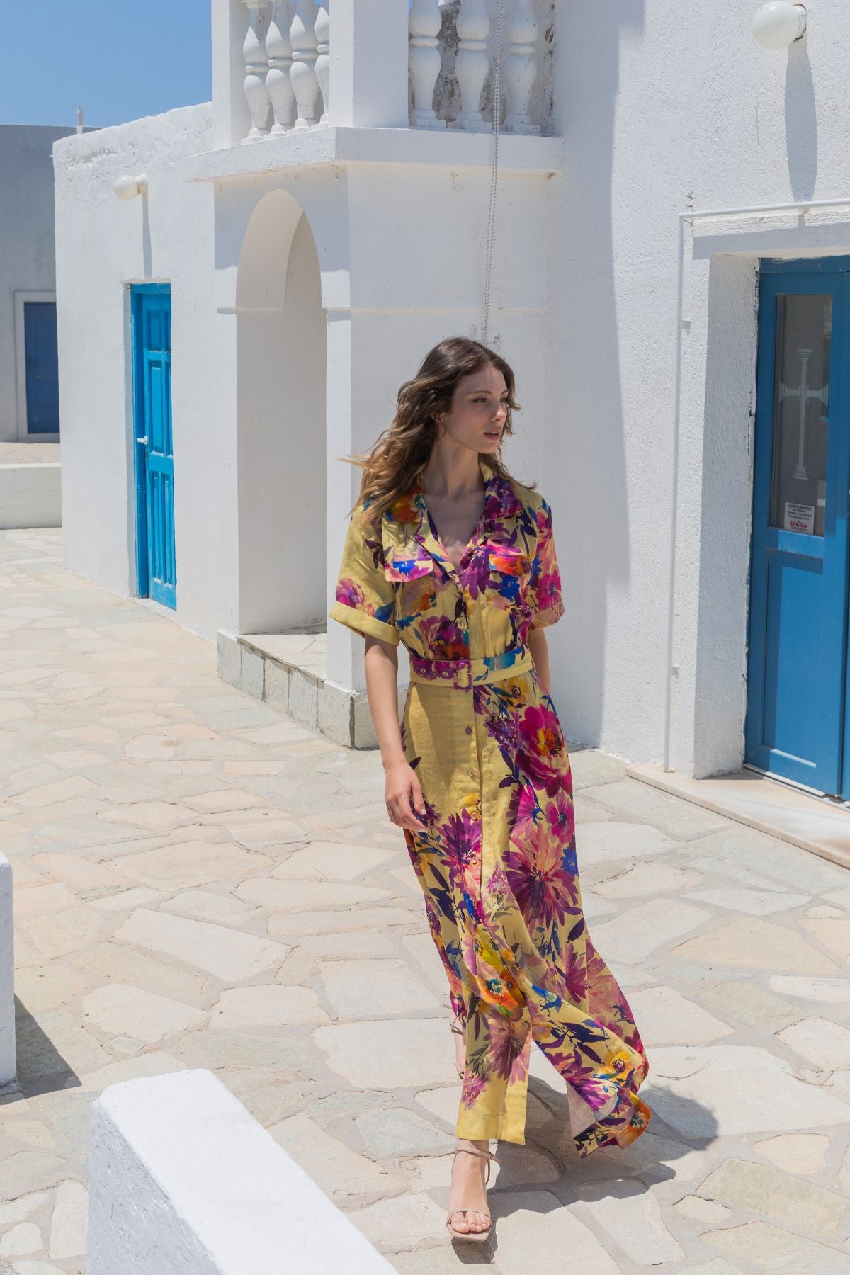 Womens Eliana Shirt Dress Multicolor 595ka117