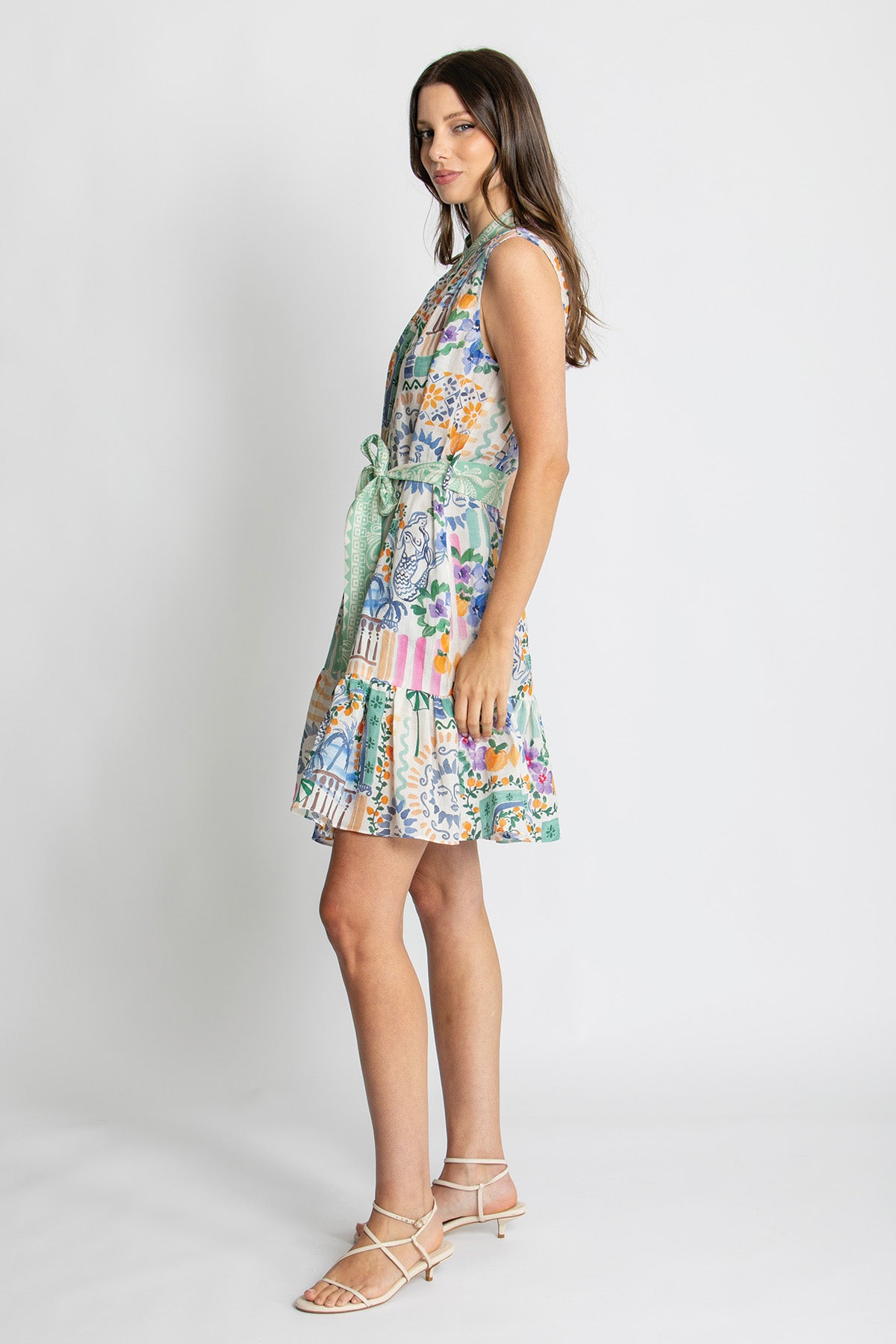 Womens Emilia Mini Dress Multicolor 615ka060