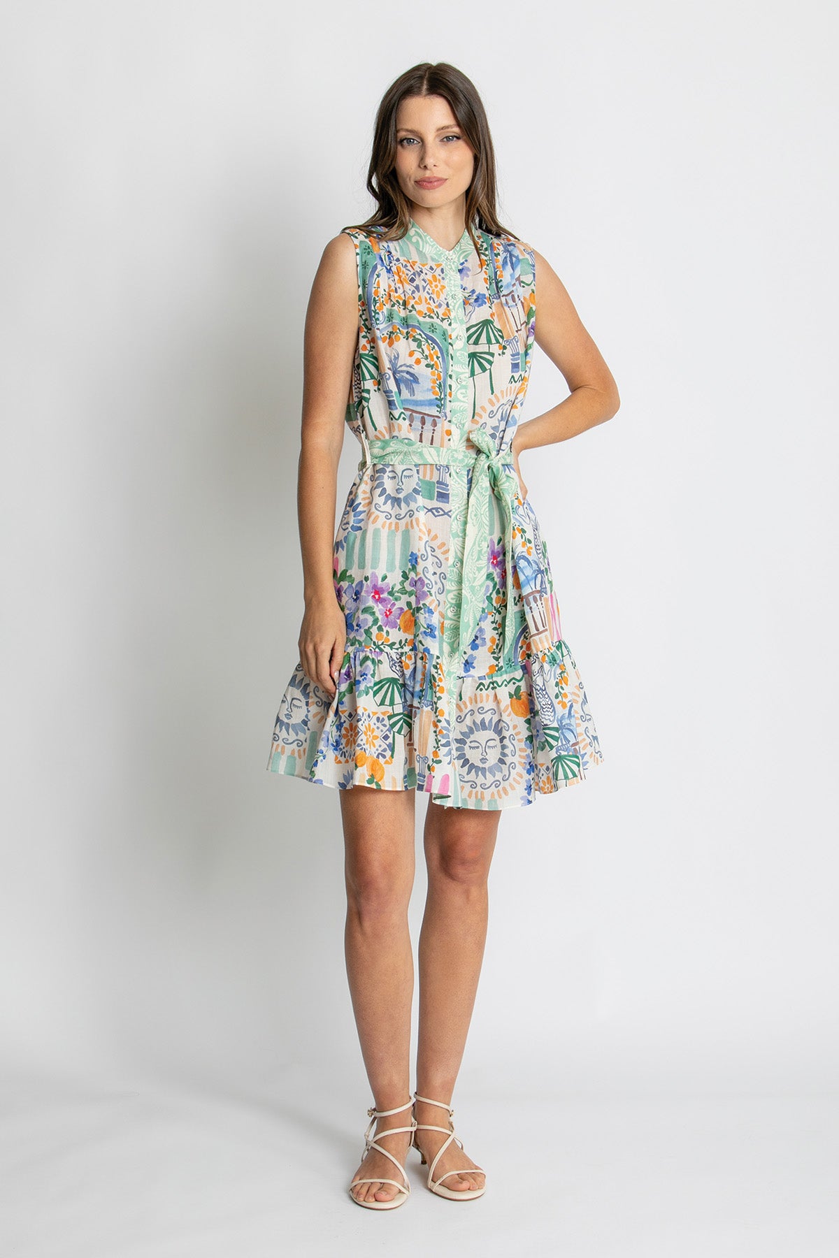Womens Emilia Mini Dress Multicolor 615ka060