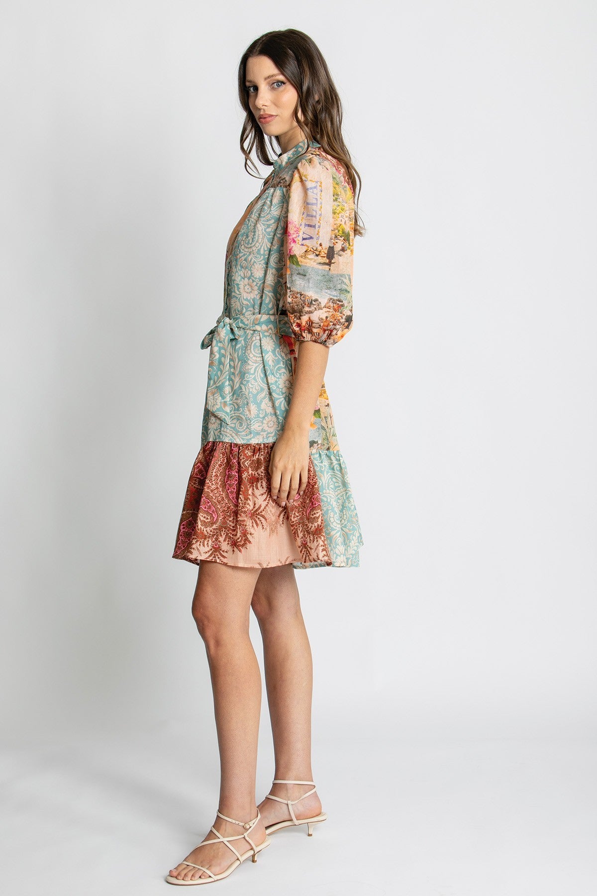 Womens Emma Sslv Mini Dress Multicolor 615ka002