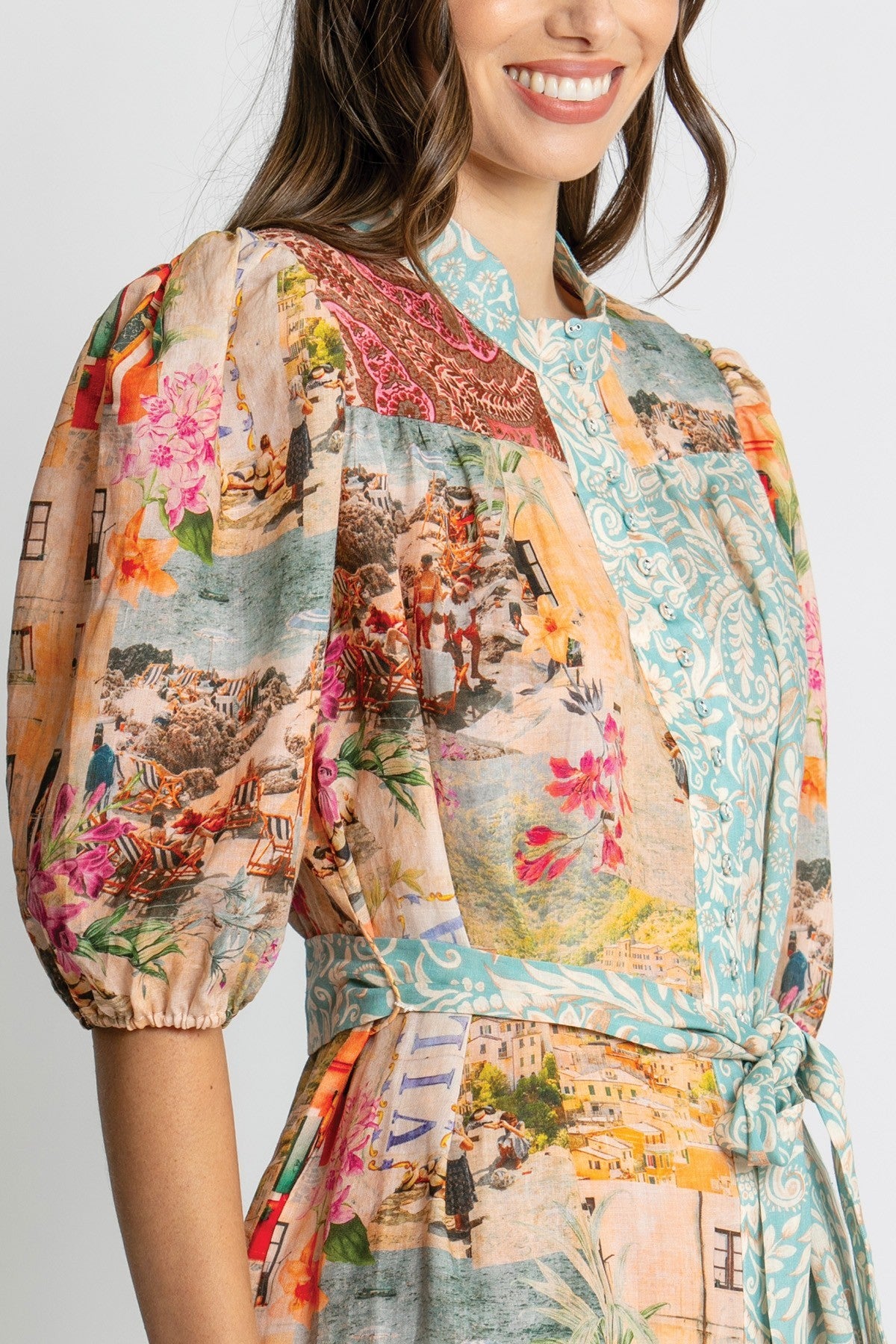 Womens Emma Sslv Mini Dress Multicolor 615ka002