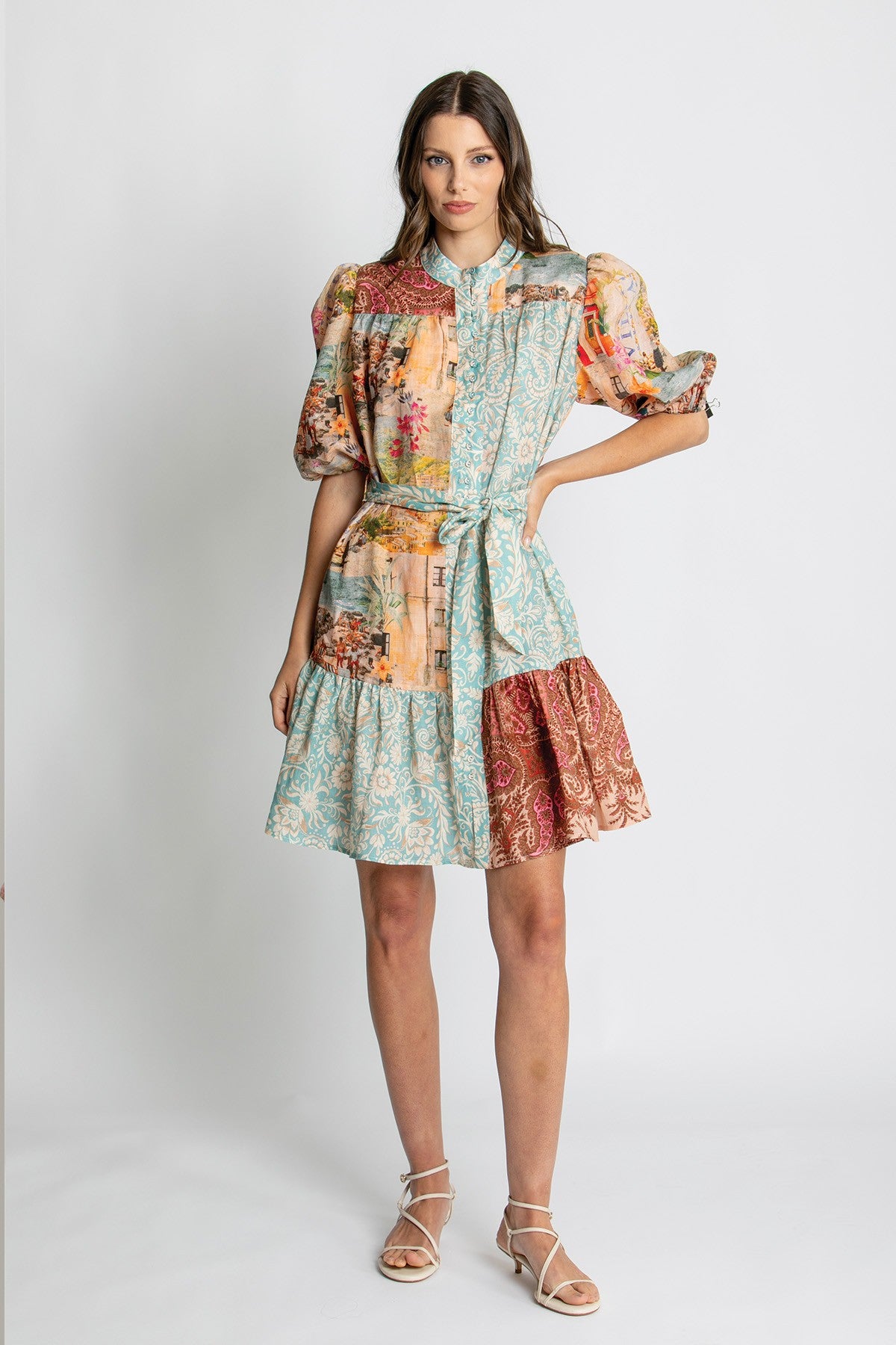 Womens Emma Sslv Mini Dress Multicolor 615ka002