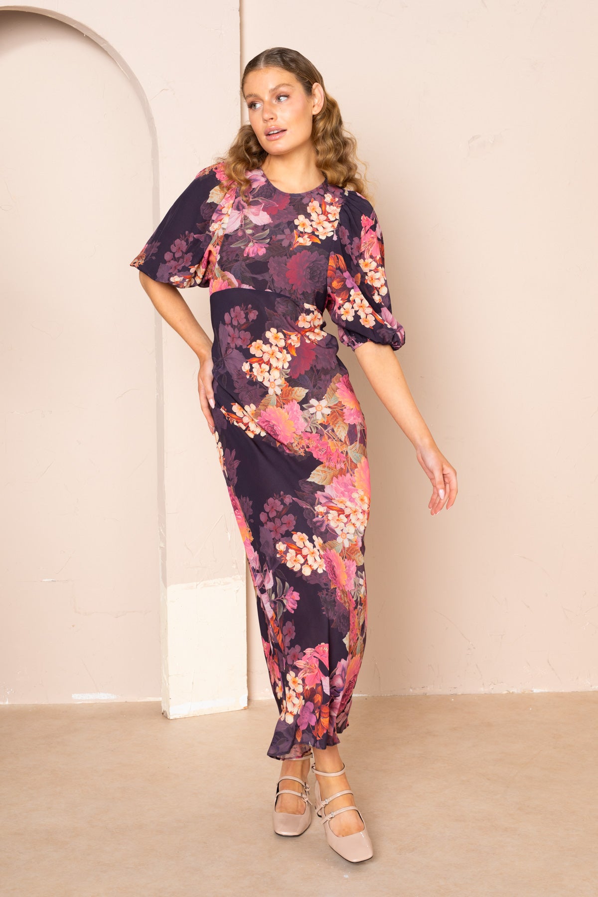 Women's Florence Bias Cut Maxi Dress