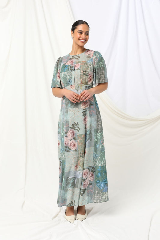 kachel high neck pleated maxi dress Womens mia pleated maxi dress multicolor 595ka116