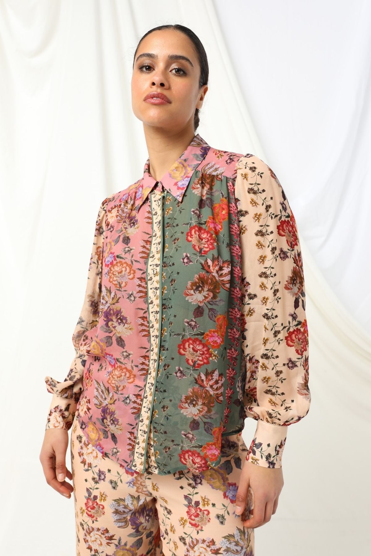 Womens Genevieve Blouse Multicolor 605ka043