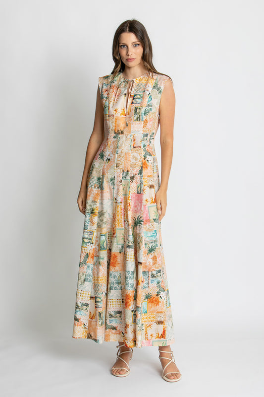 Womens Gia Maxi Dress Multicolor 615ka022