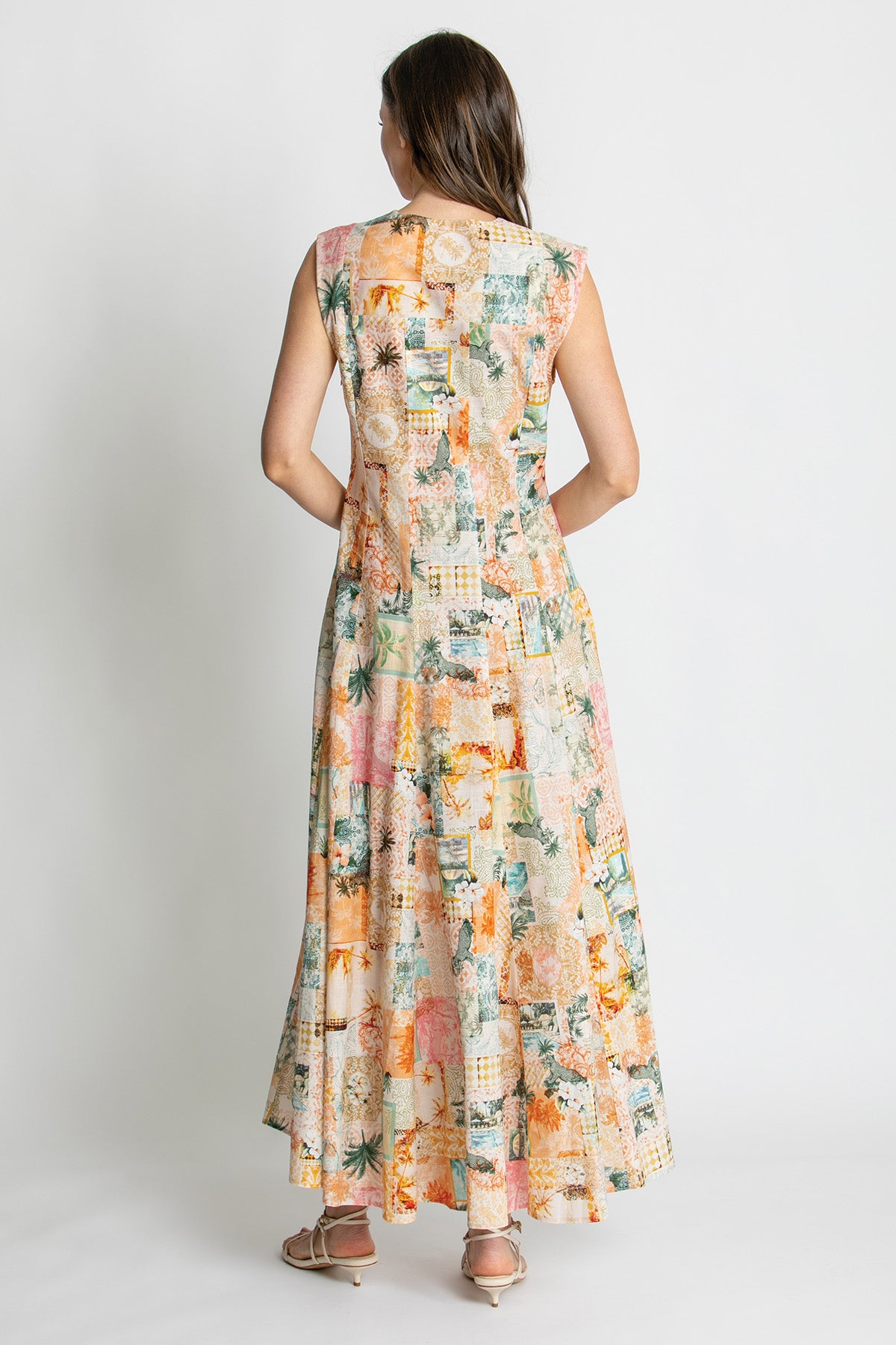 Womens Gia Maxi Dress Multicolor 615ka022